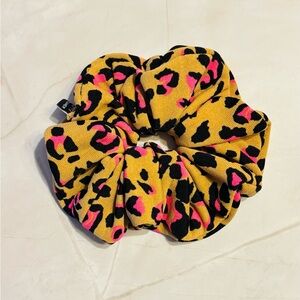 Leopard Print Hair Scrunchie